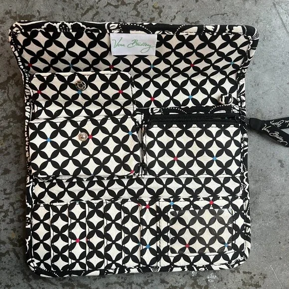 Vintage Barcelona Vera Bradley Trifold Magnetic Wallet - Picture 5 of 7